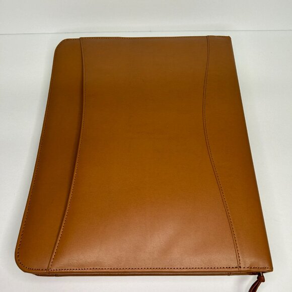 Royce Leather Writing Portfolio Binder Bonded Leather Tan - Picture 10 of 16